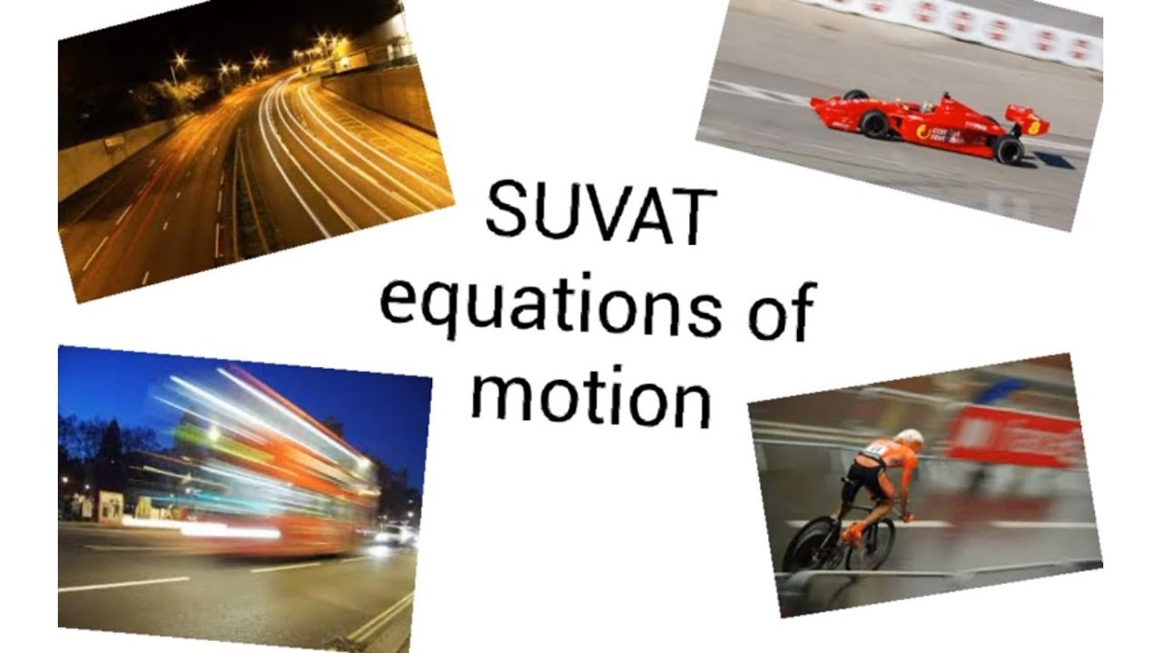 SUVAT Equations of motion - A level Physics