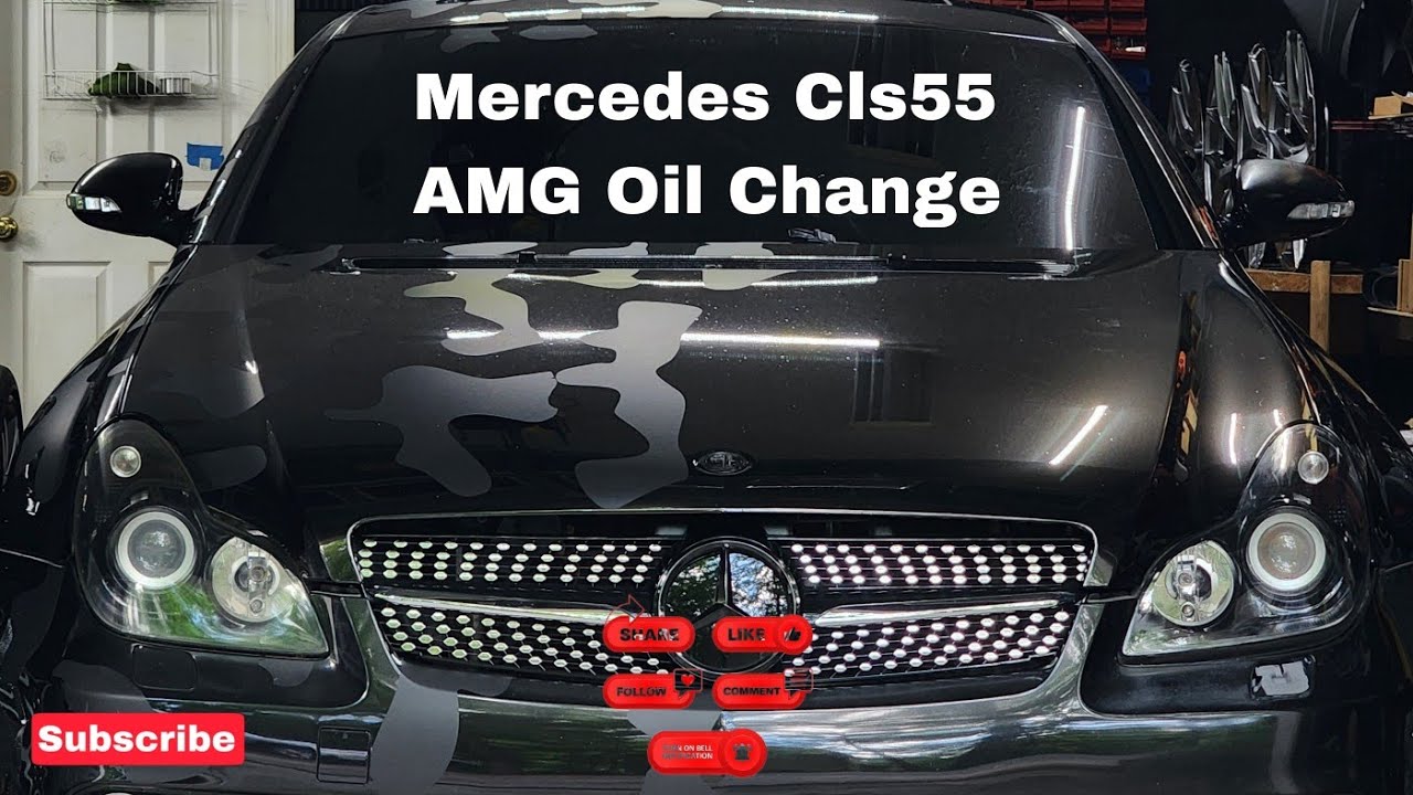 Oil Change Day For The CLS55 AMG