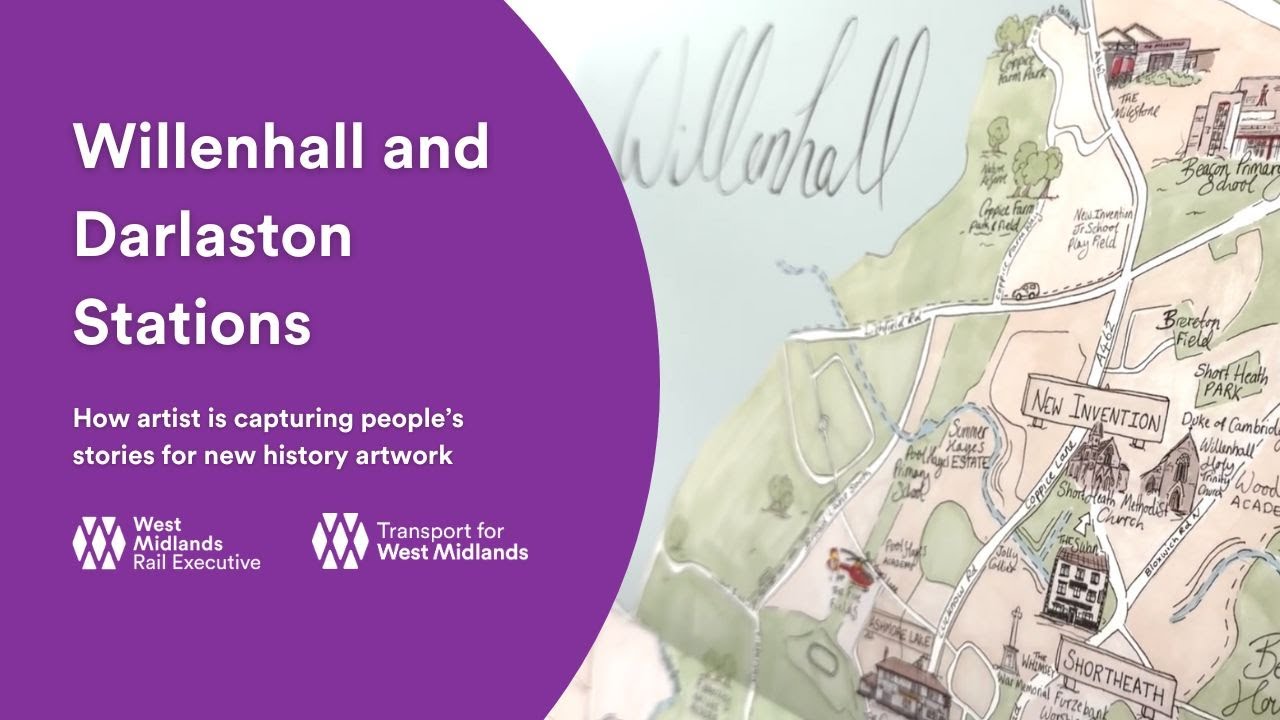 Willenhall and Darlaston Stations: How artist is capturing people's stories for history artwork