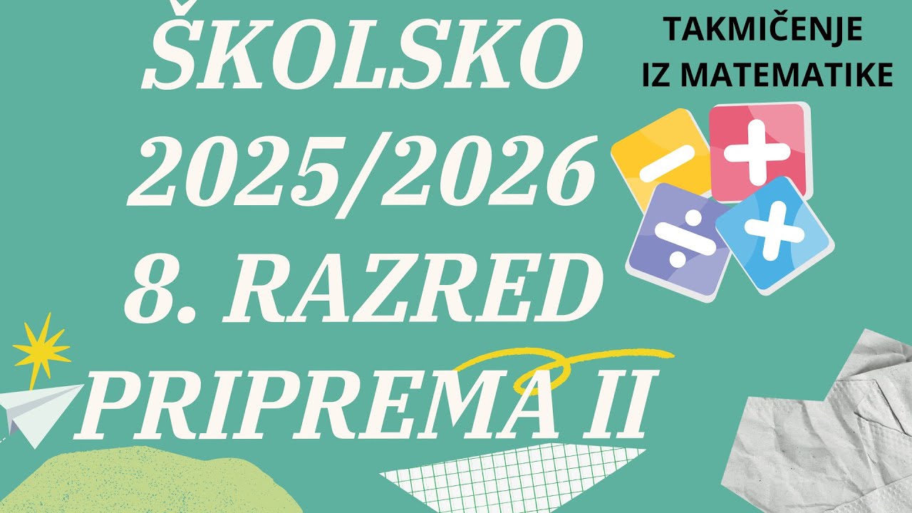 školsko 8. razred priprema II @goraninfomat197