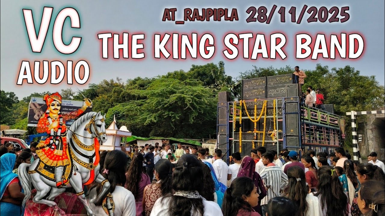 THE  KING STAR BAND  FULL MAUJ  JAY BHARATI JI MAHARAJ VARGHODO  AT_ RAJPIPLA 28/11/2025 #kign#star