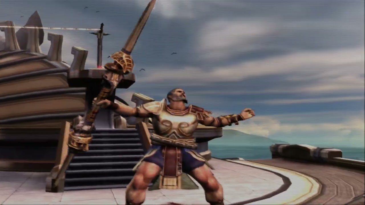 destroying the trash talker #godofwar #godofwar2 #pcsx2 #ps #ps2