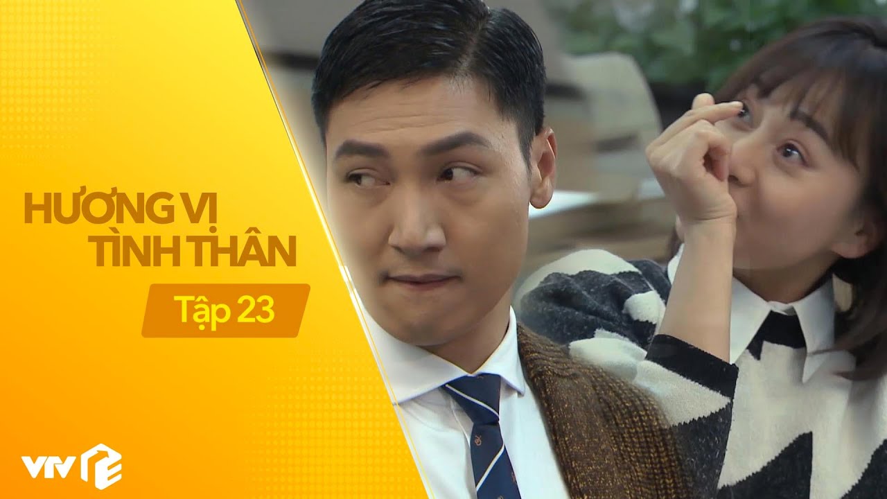 Hương vị tình thân tập 23 | Mạnh Trường xấu hổ khi được Phương Oanh 'bắn tim' trước mặt đồng nghiệp