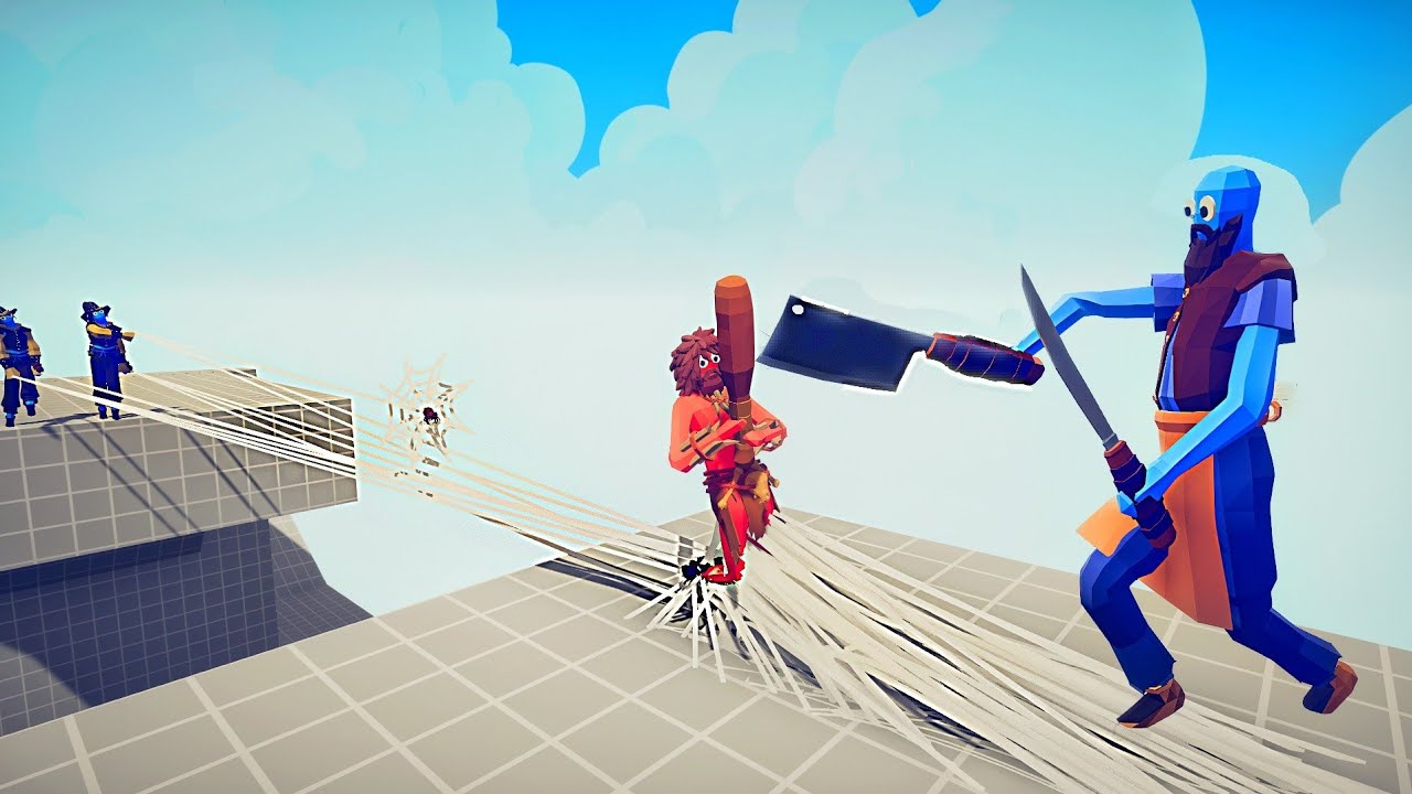 STICK & CHOP - BUTCHER + SPIDER MAGE | Totally Accurate Battle Simulator TABS