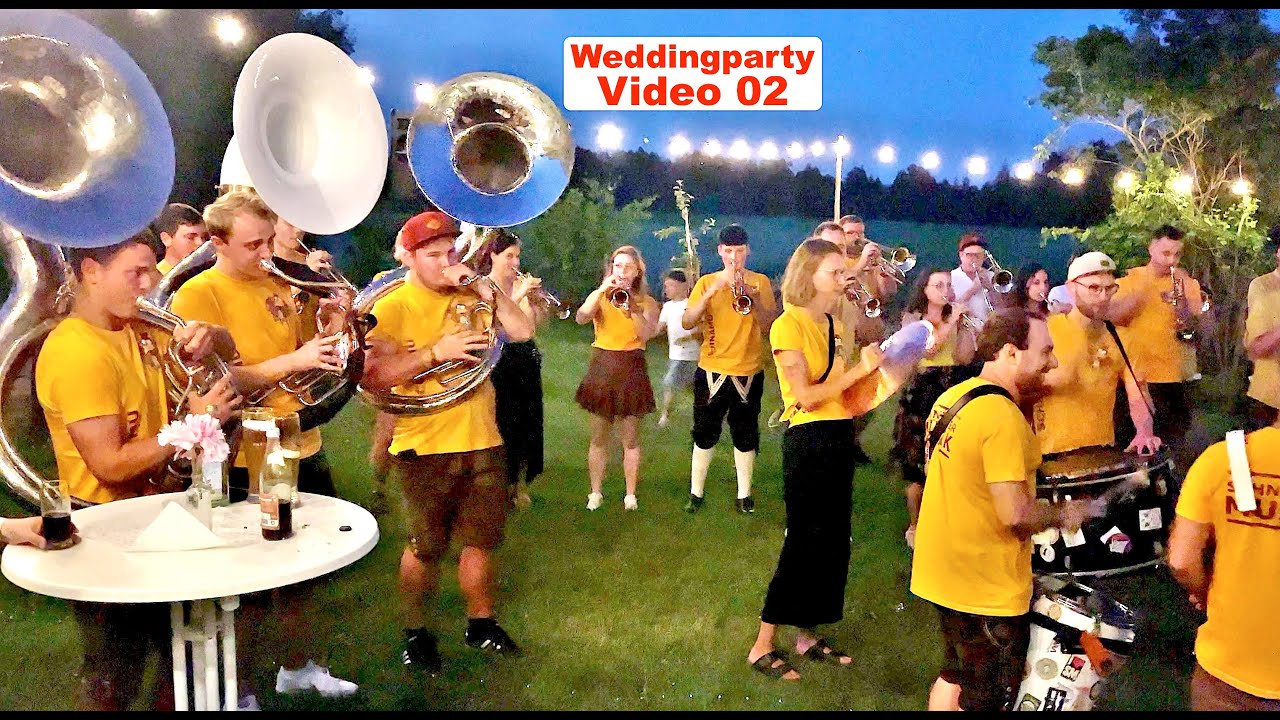 🎉 Überraschungsauftritt bei der Weddingparty – Lumpenkapelle Schnämu rockt Illmensee!