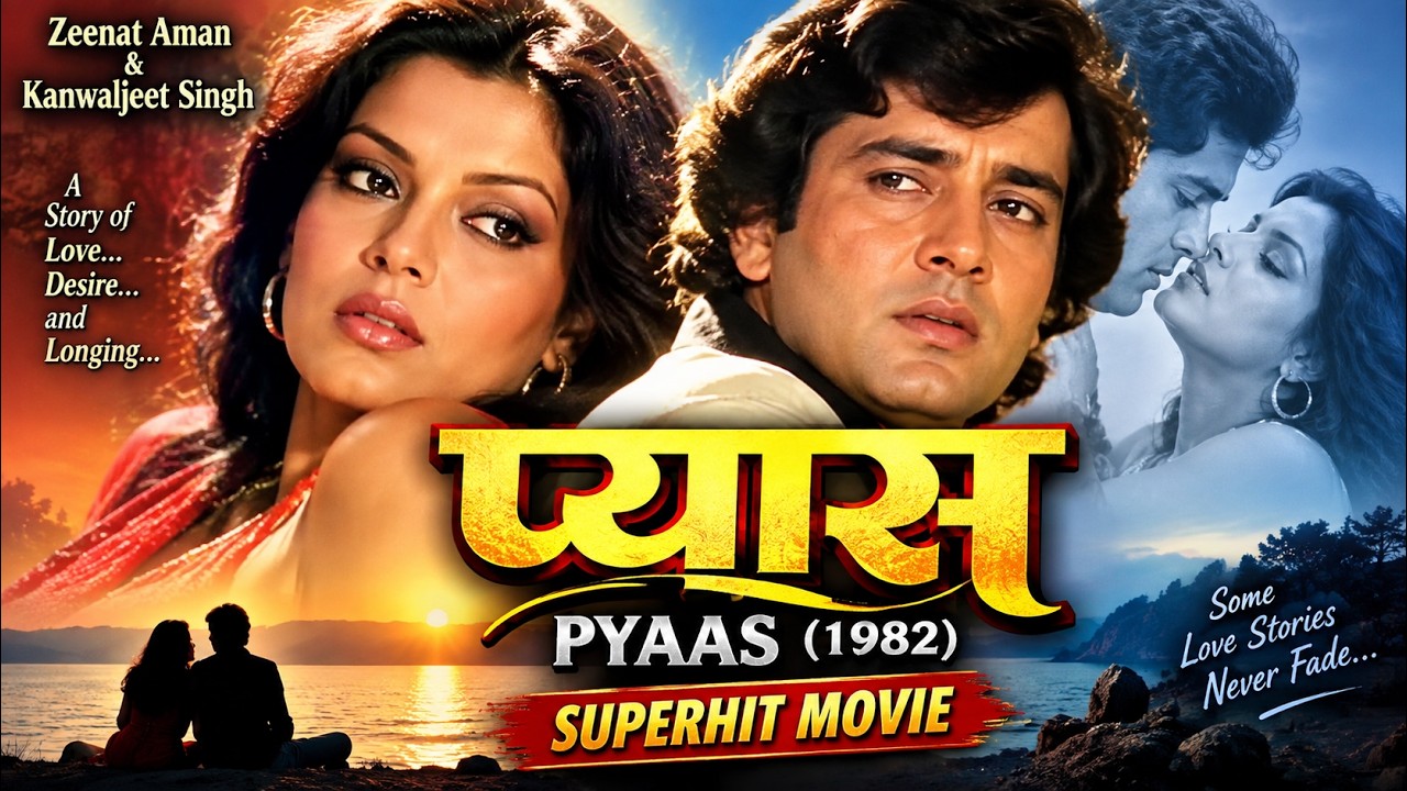 Pyaas (1982) Full Movie | Zeenat Aman, Kamaljeet Singh | Superhit Bollywood Hindi Movie
