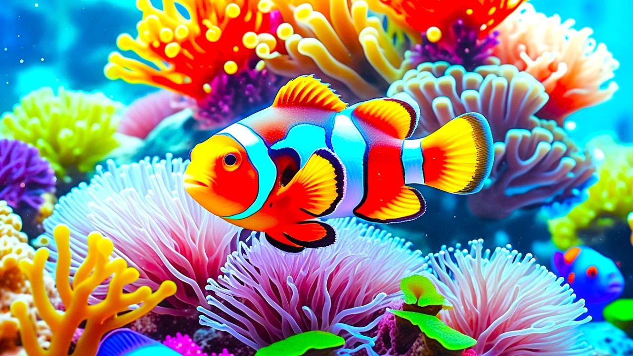 The Best 4K Aquarium - Explore the Stunning World of Sea Jellyfish and Beautiful Coral Reef Fish. #8