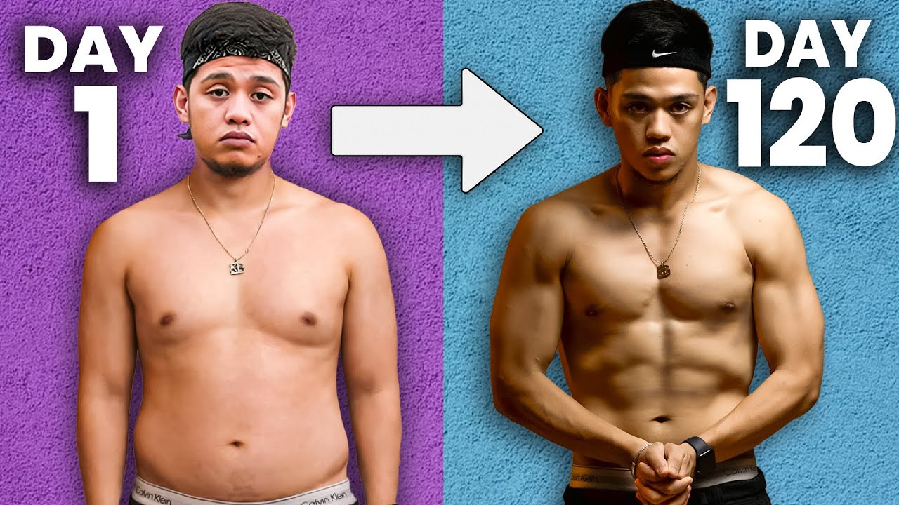 Day 1 vs Day 120 Body Transformation