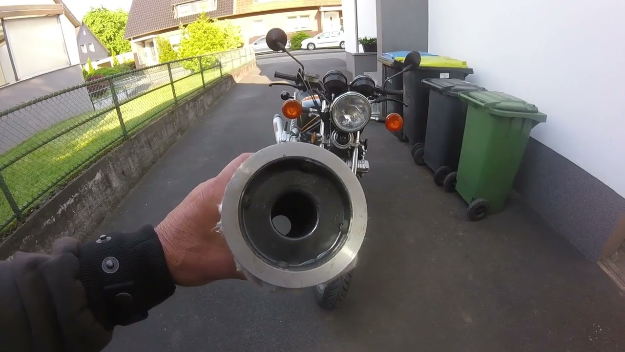 Honda CBX 1000 Laser 6-1 Exhaust sound check