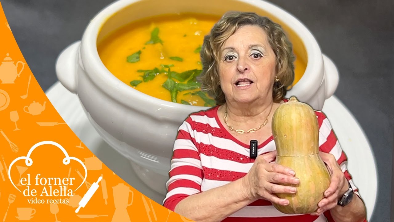 Crema de calabaza y setas