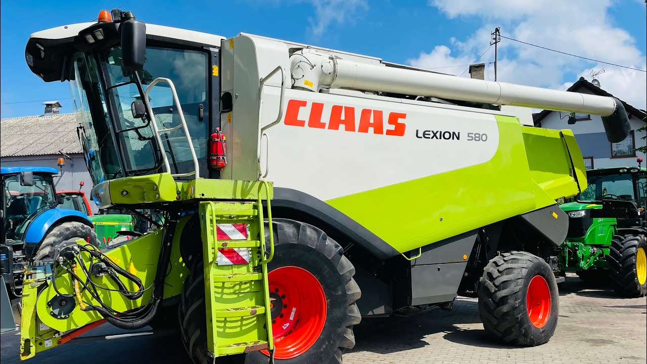 Kombajn CLAAS LEXION 580, heder Vario 7,5m, napęd 4x4, 1700 godzin koszenia! Prezentacja *PESTROL*