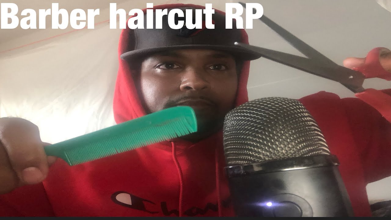 Asmr mike gives you a haircut barber role play clipper mouth sounds