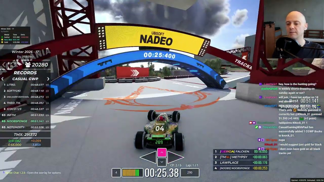 Trackmania Winter 2026-17, Author Medal (with commentary) - 00:50.591