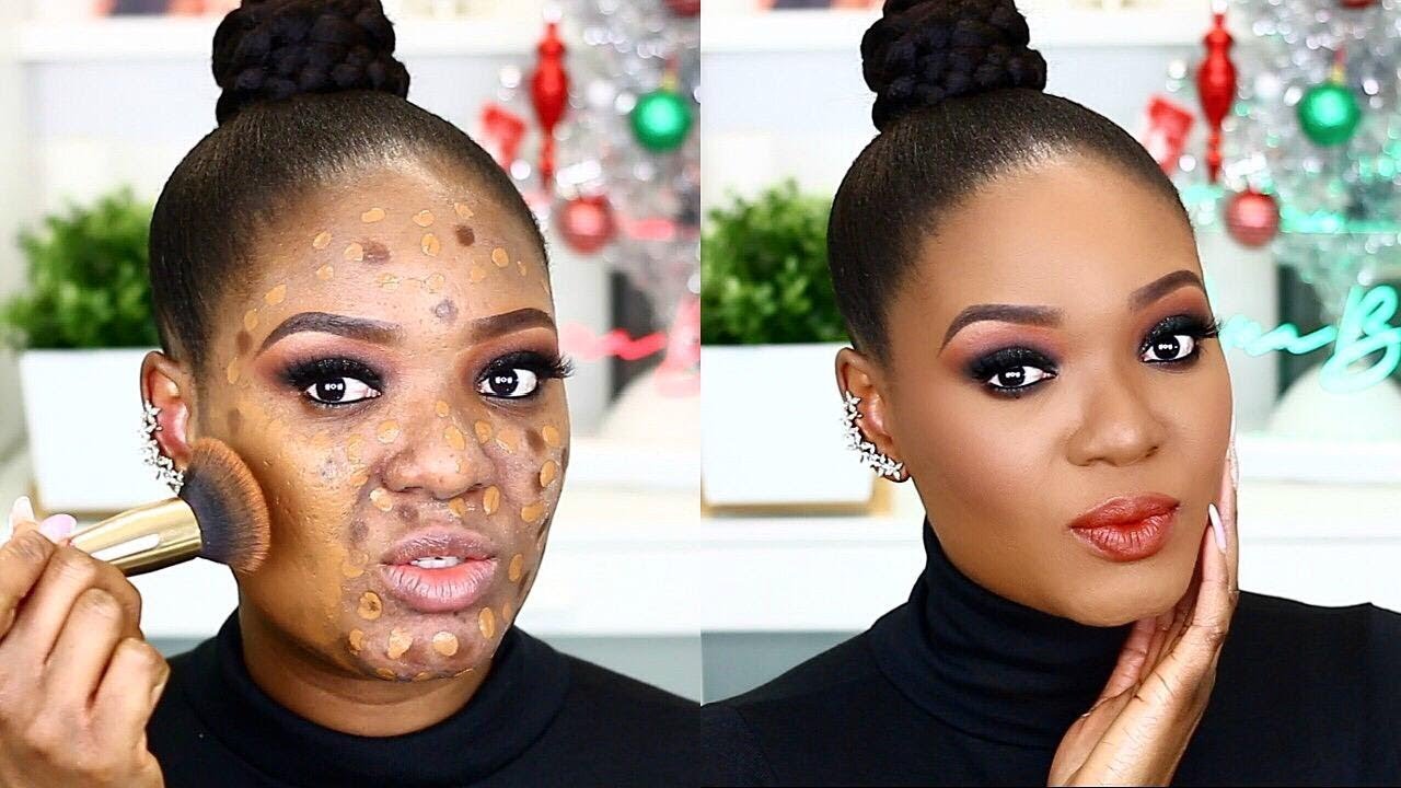 MATTE, FULL COVERAGE, PHOTO-READY HOLIDAY SMOKEY MAKEUP | OMABELLETV