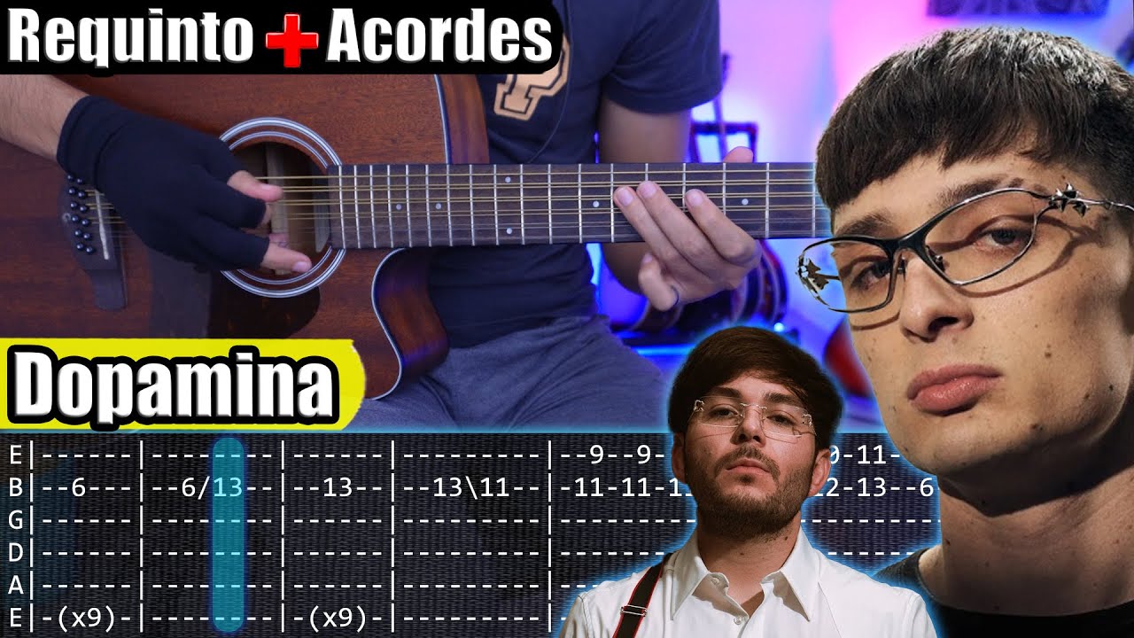 Dopamina - Peso Pluma x Tito Double P - Requinto + Acordes | TABS | Tutorial Guitarra