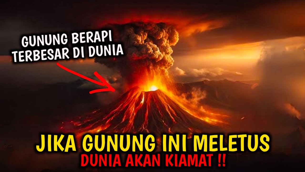 10 Gunung Berapi PALING BERBAHAYA di Dunia - Nomor 6 Ada di Indonesia