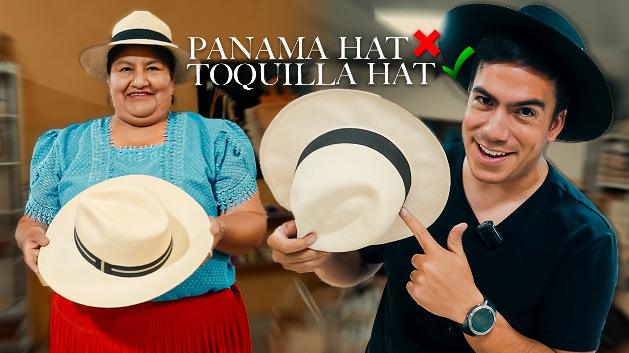 NO es Panama Hat, es Sombrero de PAJA TOQUILLA | El Champ