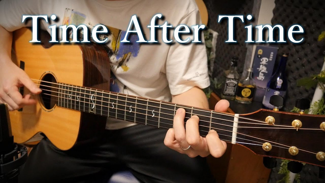 (TAB有) Cyndi Lauper「Time After Time」Fingerstyle solo guitar By龍藏Ryuzo