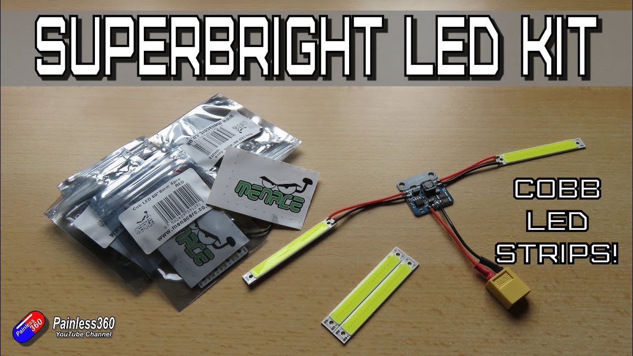 NEW Super Bright, Controllable COB LED Lights for your model! (MenaceRC COB LED Kit V2 )