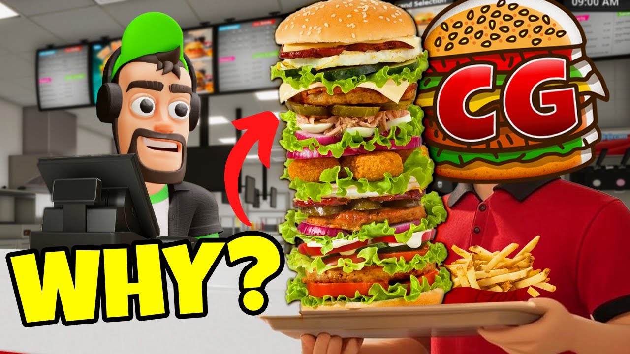 We Made the BIGGEST BURGER EVER in Fast Food Simulator!
