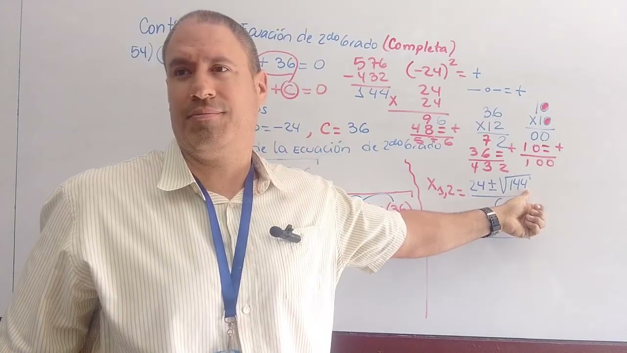Ecuaciones de segundo grado. 