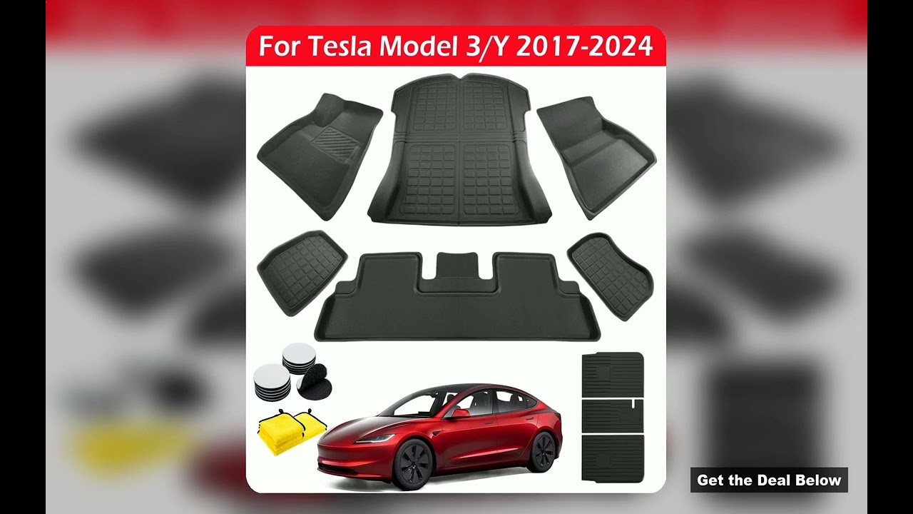 Best 3D Floor Mats Tesla Spec Features Tesla Model 3 Highland Model Y 2017 To 2024 All Weather