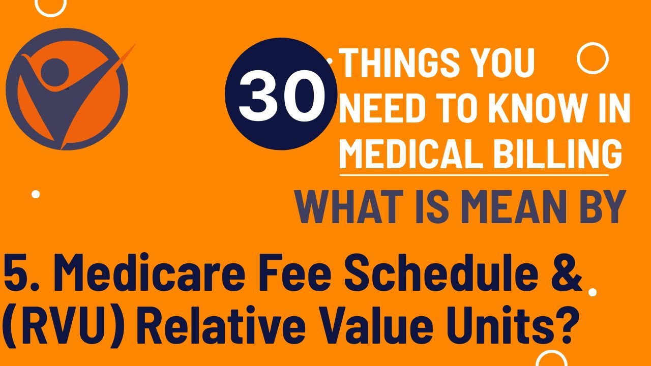 Fee Schedule & (RVU) Relative Value Units means what? | ARCALLER|  MEDICALBILLING| VBILLINGS