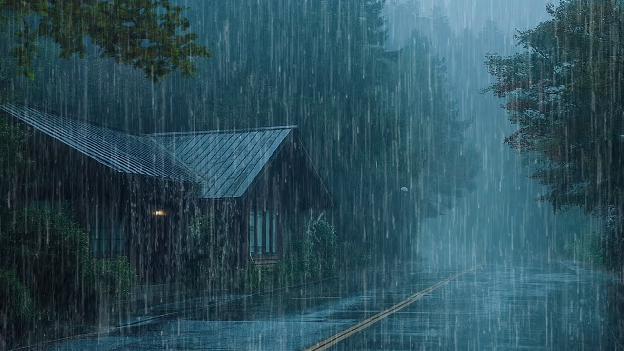 Rain Sounds for Sleeping – Calming Natural Rain for Relaxation, Study & Stress Relief