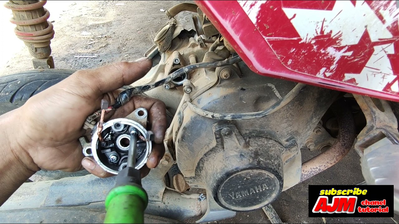 cara ganti   kull /areng stater motor yamaha X-RIDE atau yg lainnya tanpa menggunakan solder