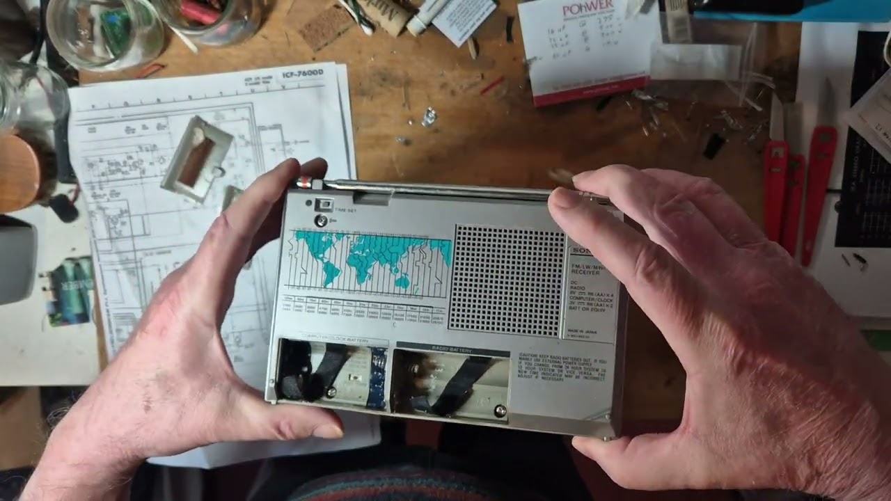 Sony ICF 7600D Repair Pt  01