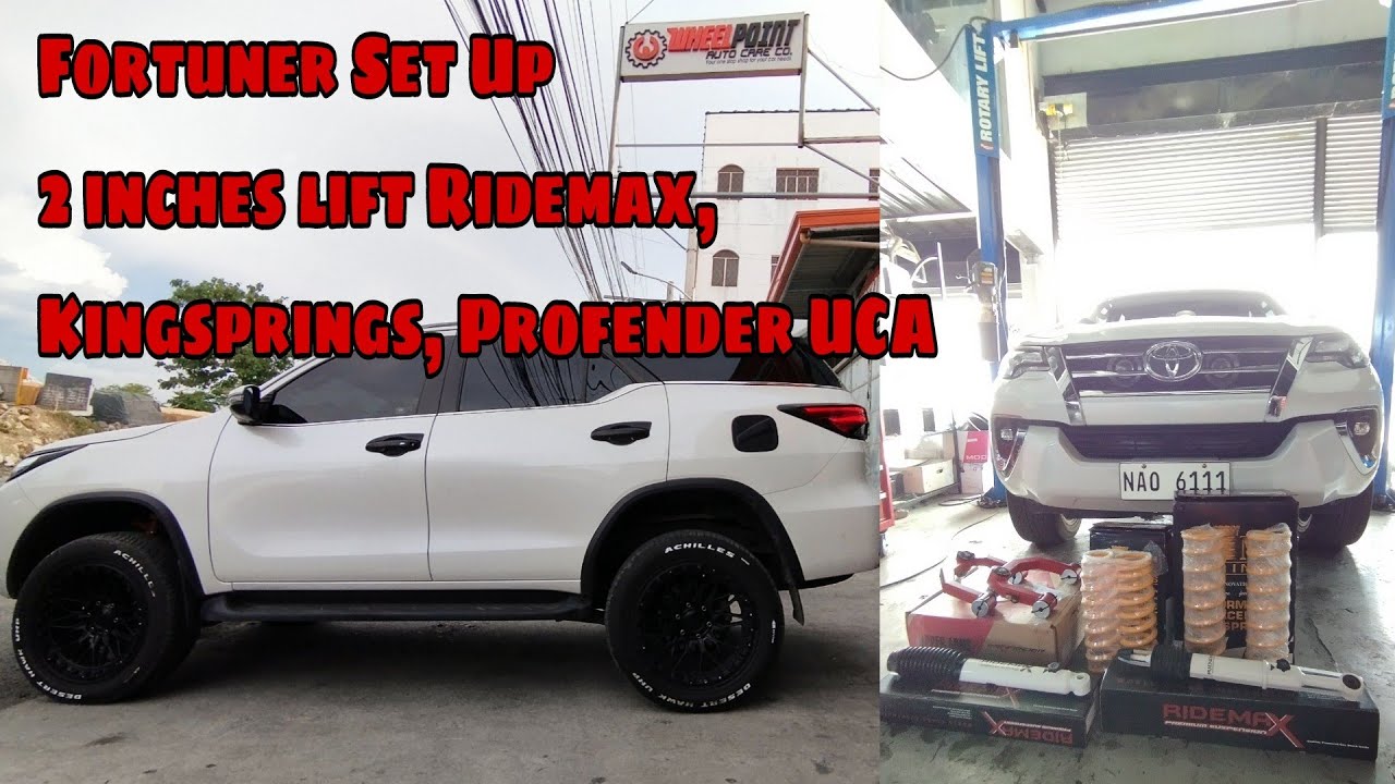 Fortuner 2018 | Ridemax Installed to Toyota Fortuner | Ridemax | Kingsprings
