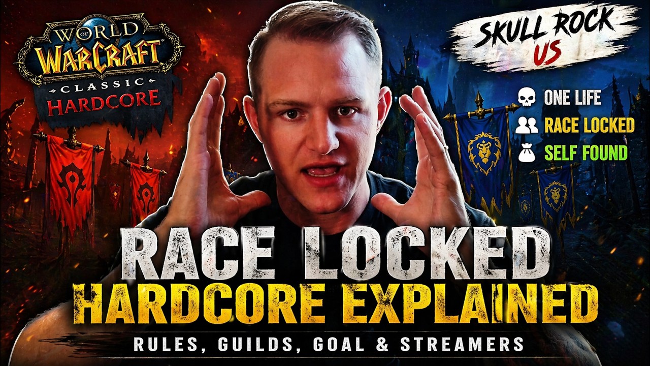 WoW&rsquo;s NEW RACE LOCKED Hardcore Mode Is INSANE (Race Locked Explained)