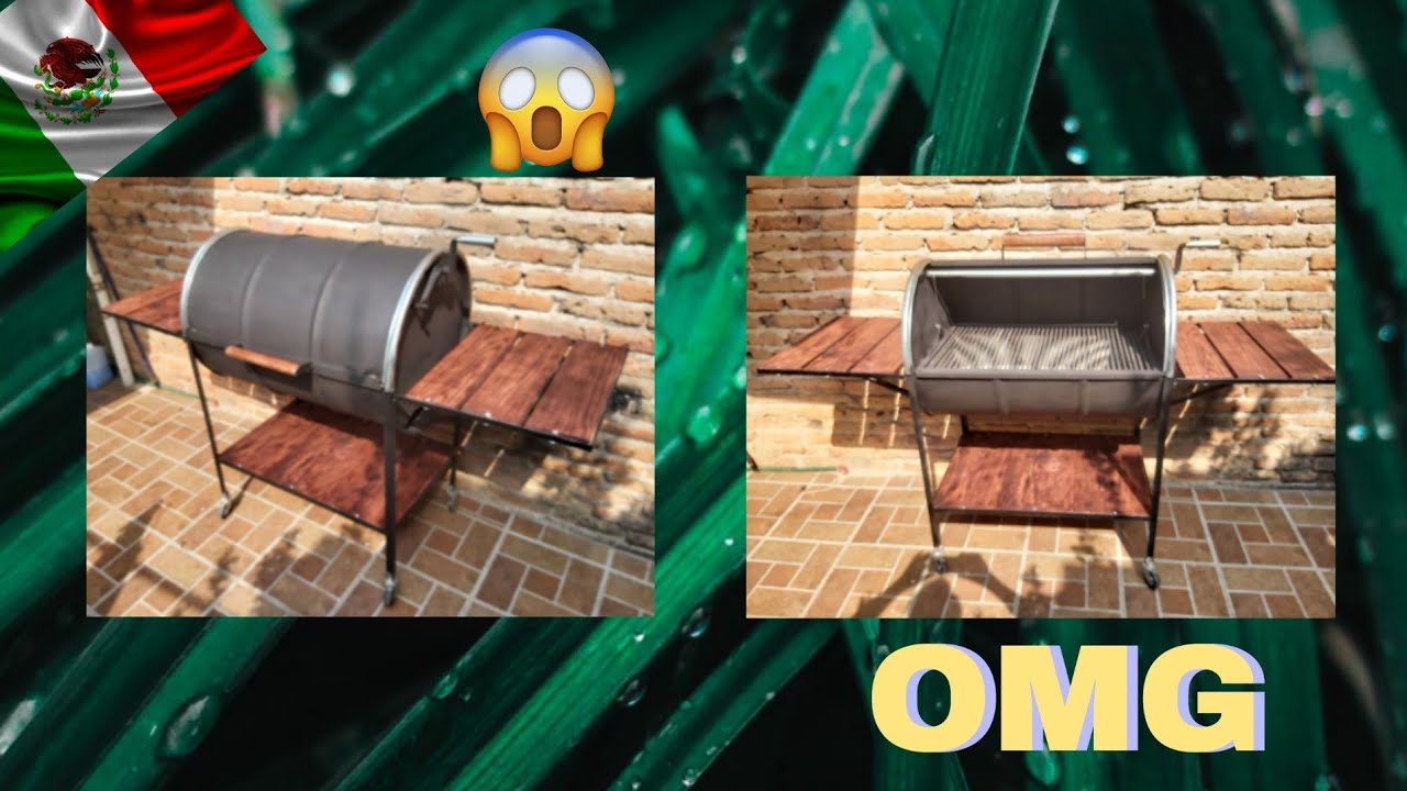 UN ASADOR  CON PUERTA CORREDIZA Y MECANISMO DE PARRILLA SEGUNDA PARTE - kikiriki 77