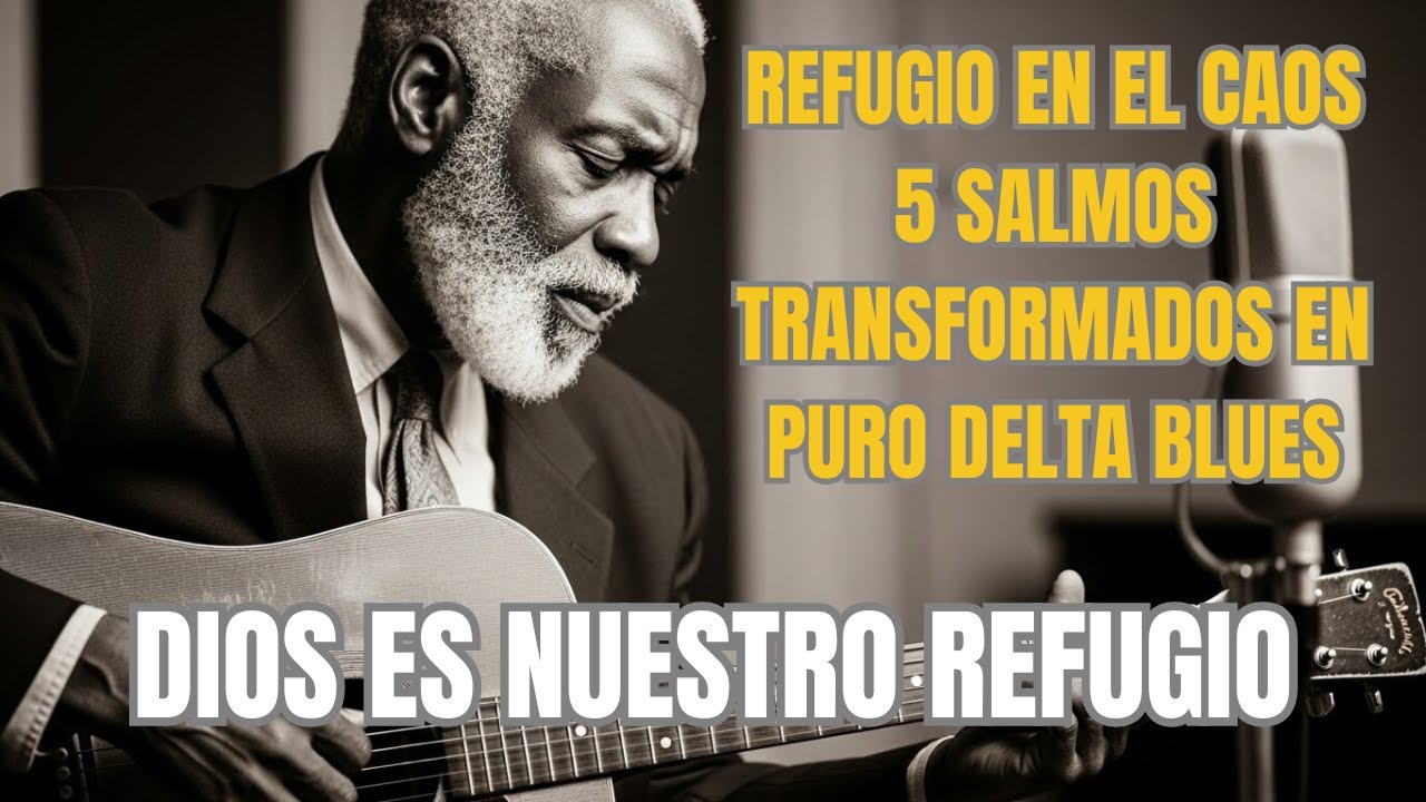 🎶5 Salmos en Delta Blues Puro  REFÚGIO NO CAOS ✝️  Jehová es mi Luz, mi Refugio y mi Roca 🔥
