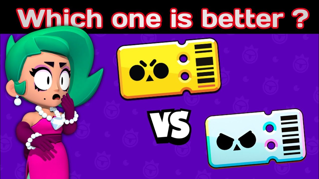 Brawl Pass vs Brawl Pass Plus comparison  #ChromaNoMore #BrawlStars