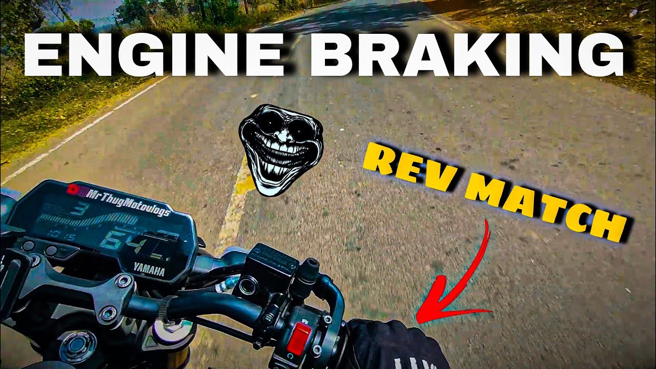 How To Rev Match and Downshift | Engine Brake a motorcycle #motovlog #11 #mt15