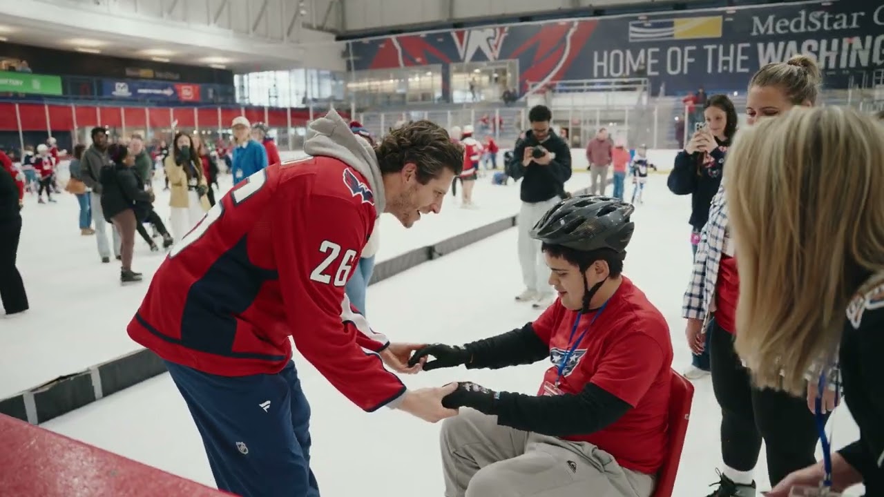 So Kids SOAR Adaptive Ice Hockey and Skate with Washington Capitals, Lindy's Lineup and Dowd's Crowd