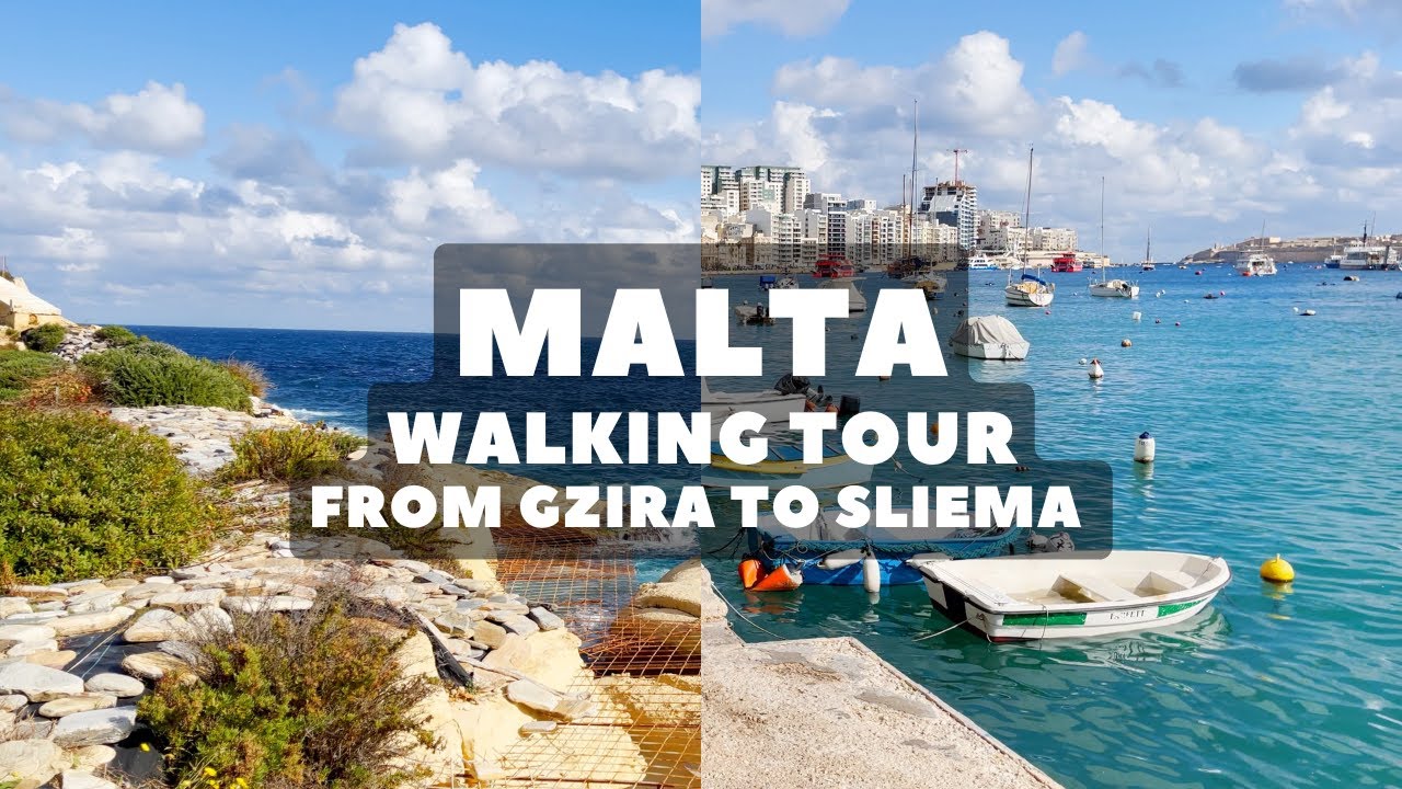 Malta walking tour from Gzira to Sliema