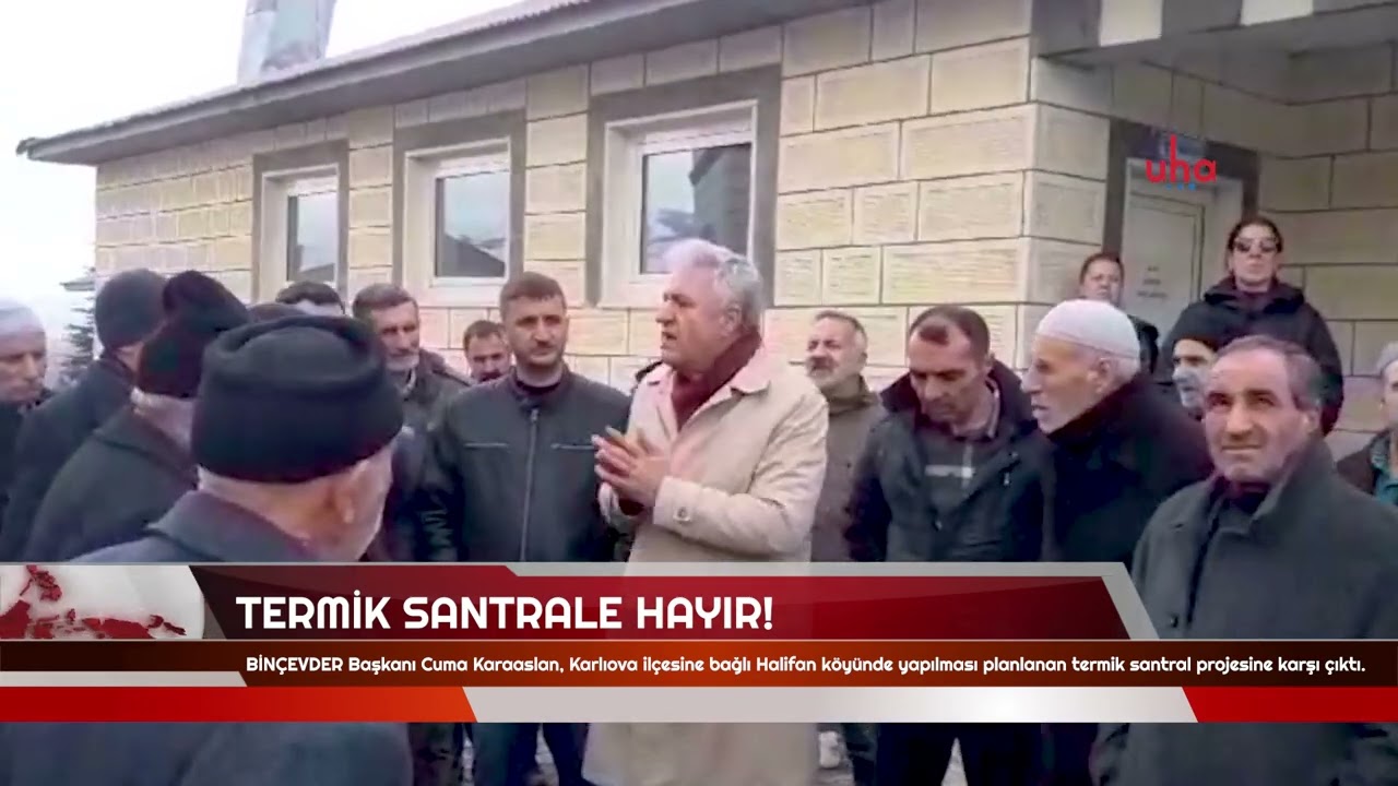 Karaaslan: Halifan Köyünde Tehlikeli Tehdit: Termik Santrale Hayır!