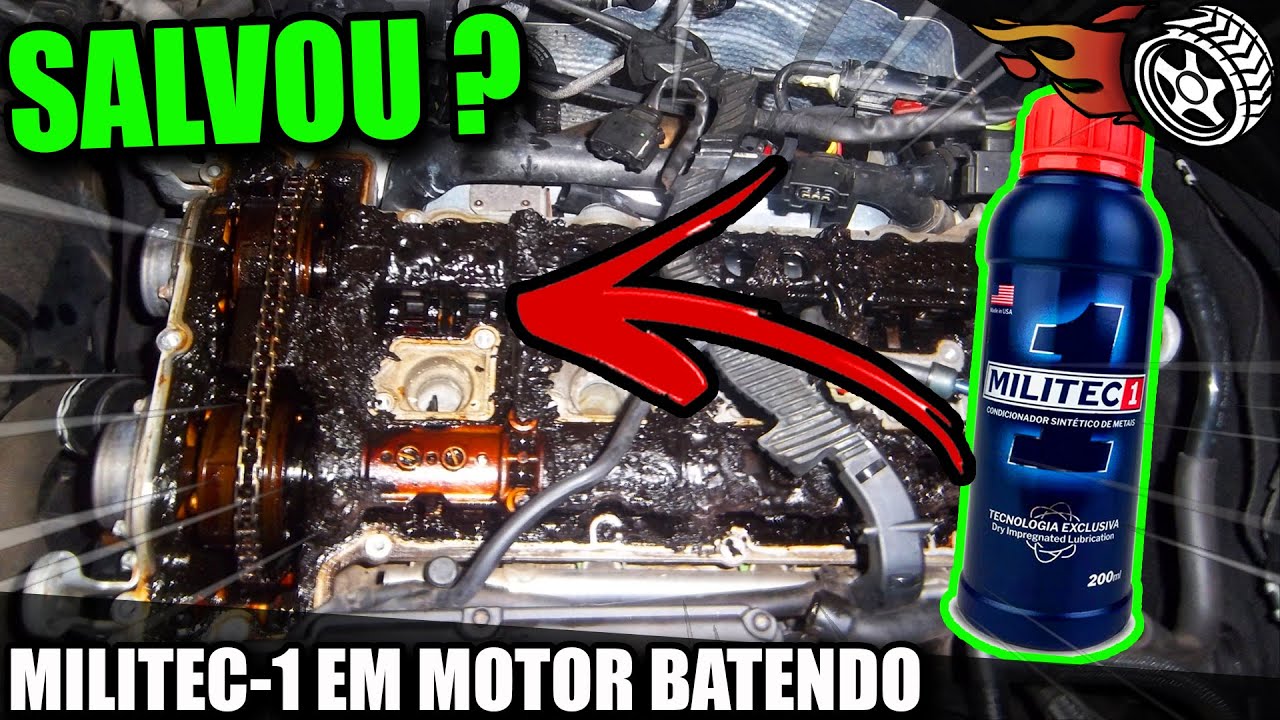 Militec-1 funciona em MOTOR BATENDO e soltando FUMAÇA ? - Diminui batidas de tucho? - Milan Dark