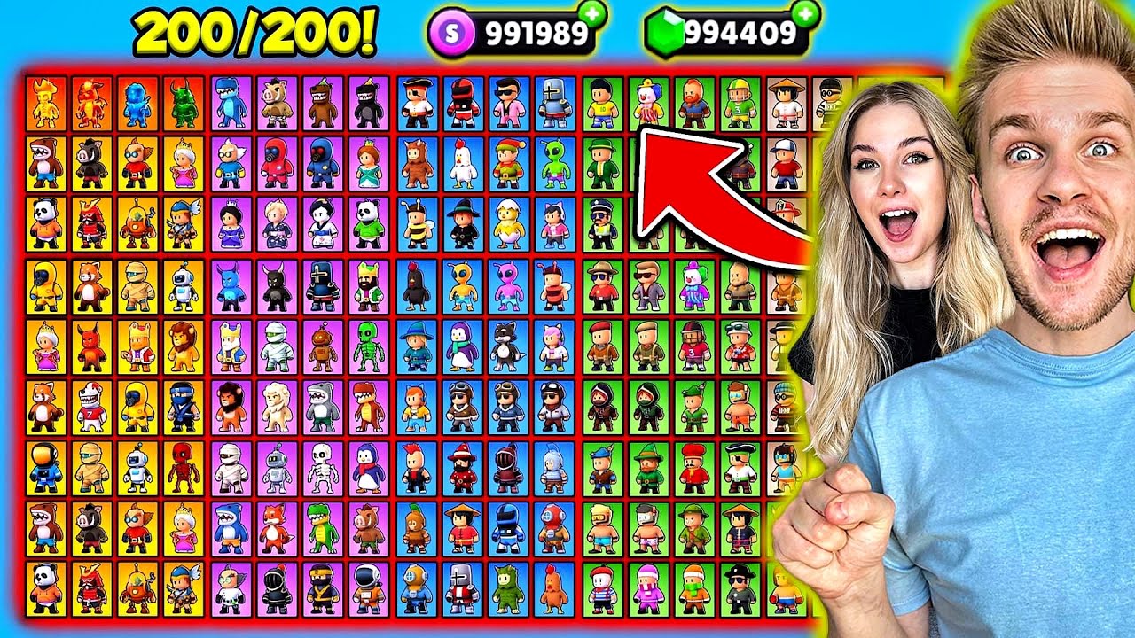 WYDAŁEM 3500 ZŁ 🤑 i UDAŁO SIĘ ZEBRAĆ *WSZYSTKIE SKINY* ⚠️ w Stumble Guys! 😱 + (Opening Skinów)