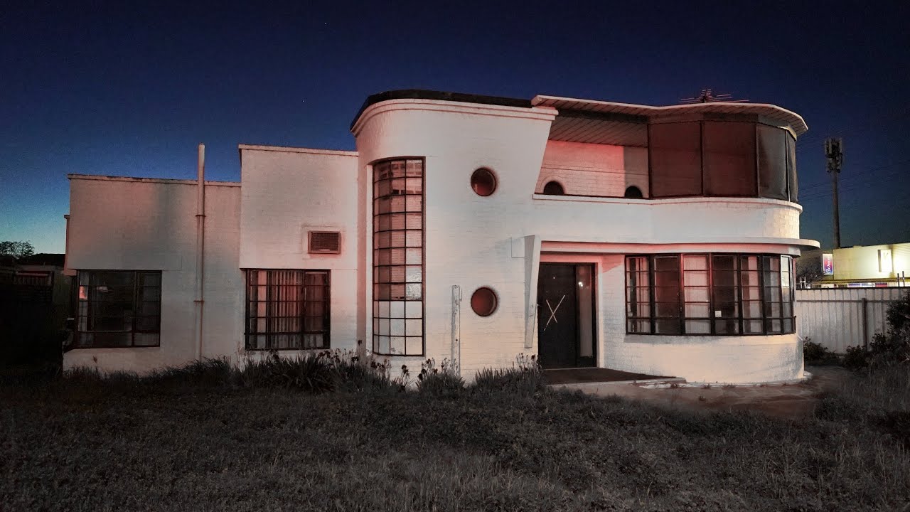 Abandoned- Classic Art Deco Home lost forever! Extra home built Art deco style also.