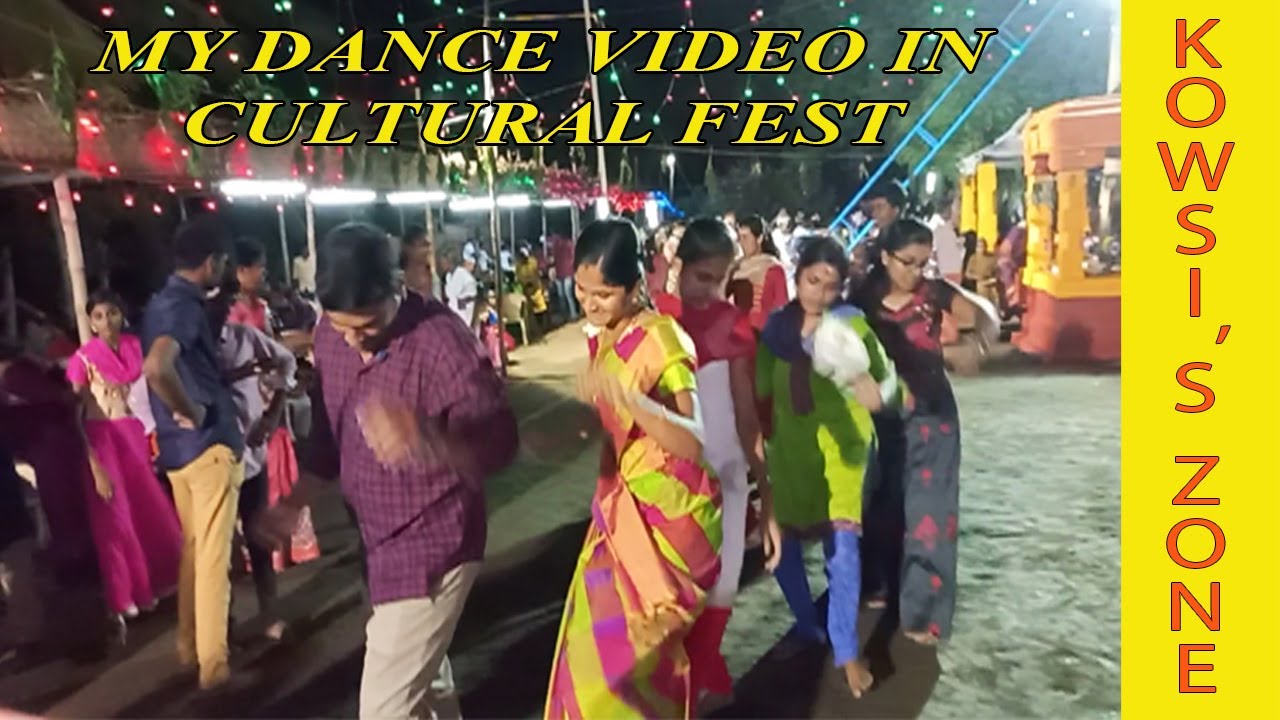 My Dance Video in Cultural Fest || Kongu Manjunathan Speech || Vlog Part 03 || Kowsi's Zone