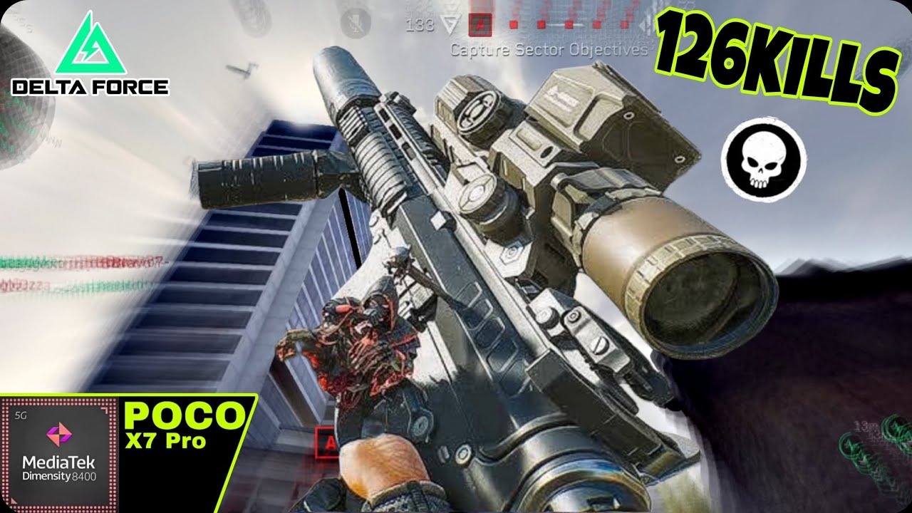 DELTA FORCE MOBILE 126 KILLS ATTACK AND DEFENCE #deltaforcemobile#pocox7pro #newgames #battlefield 