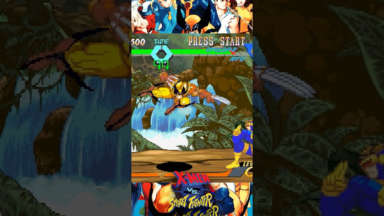 Cyclops vs Wolverine #XMenvsStreetFighter #MarvelVsCapcom