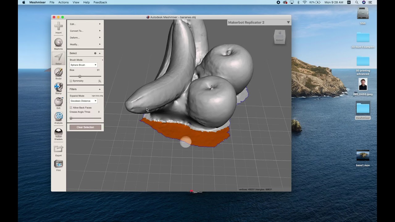 Meshmixer - Editing and Combining