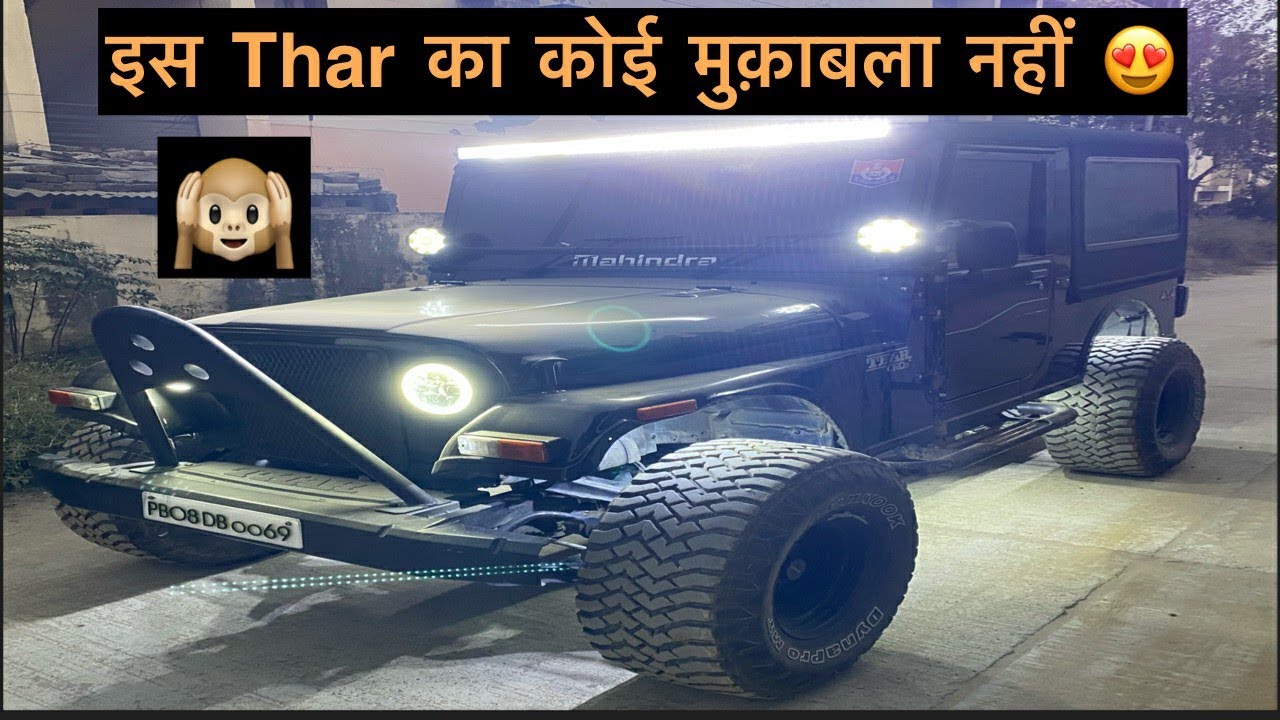 Mahindra Thar Offroading 4×4 | Modified Thar | Thar Modified |