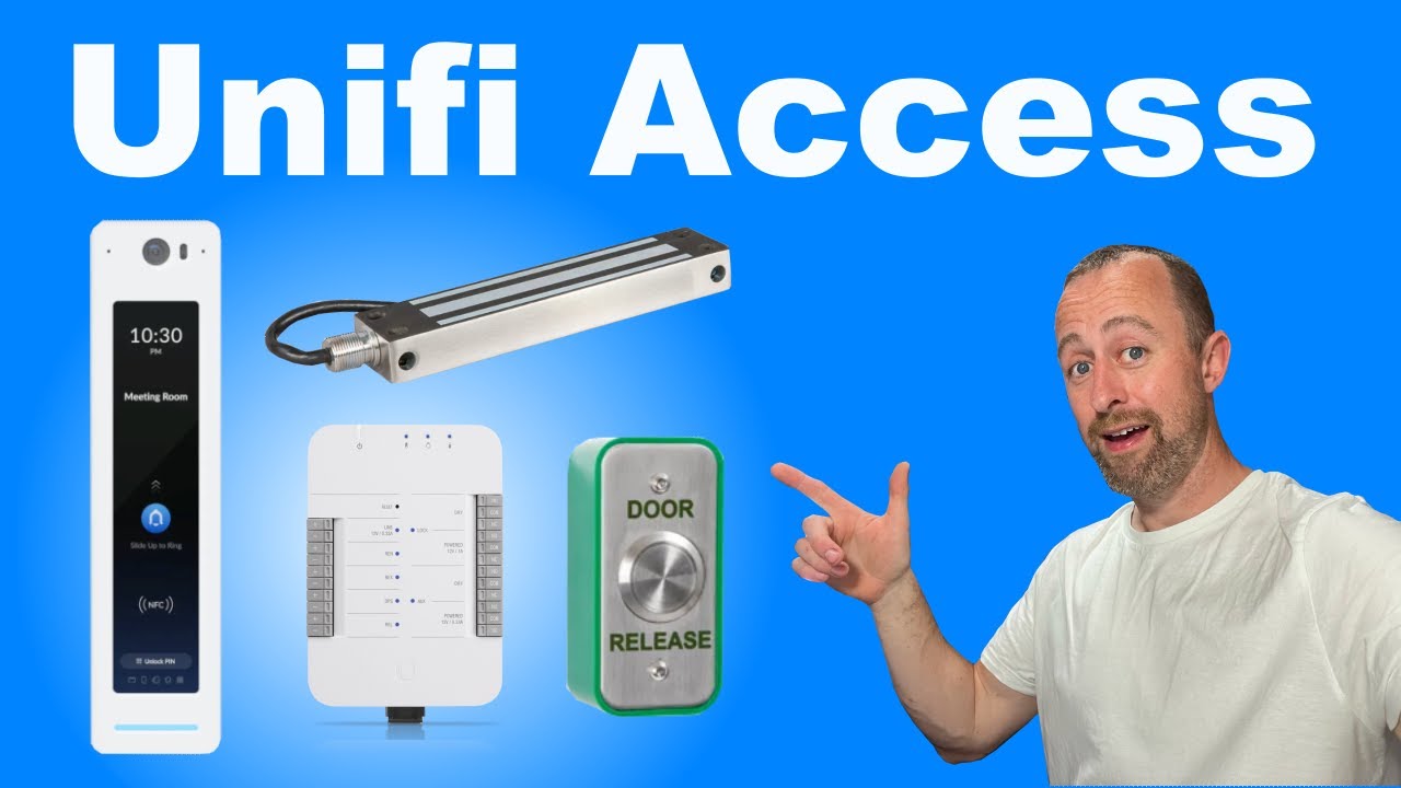 Простая настройка UNIFI ACCESS — с помощью G2 Pro, кнопки Push to Release и Maglock