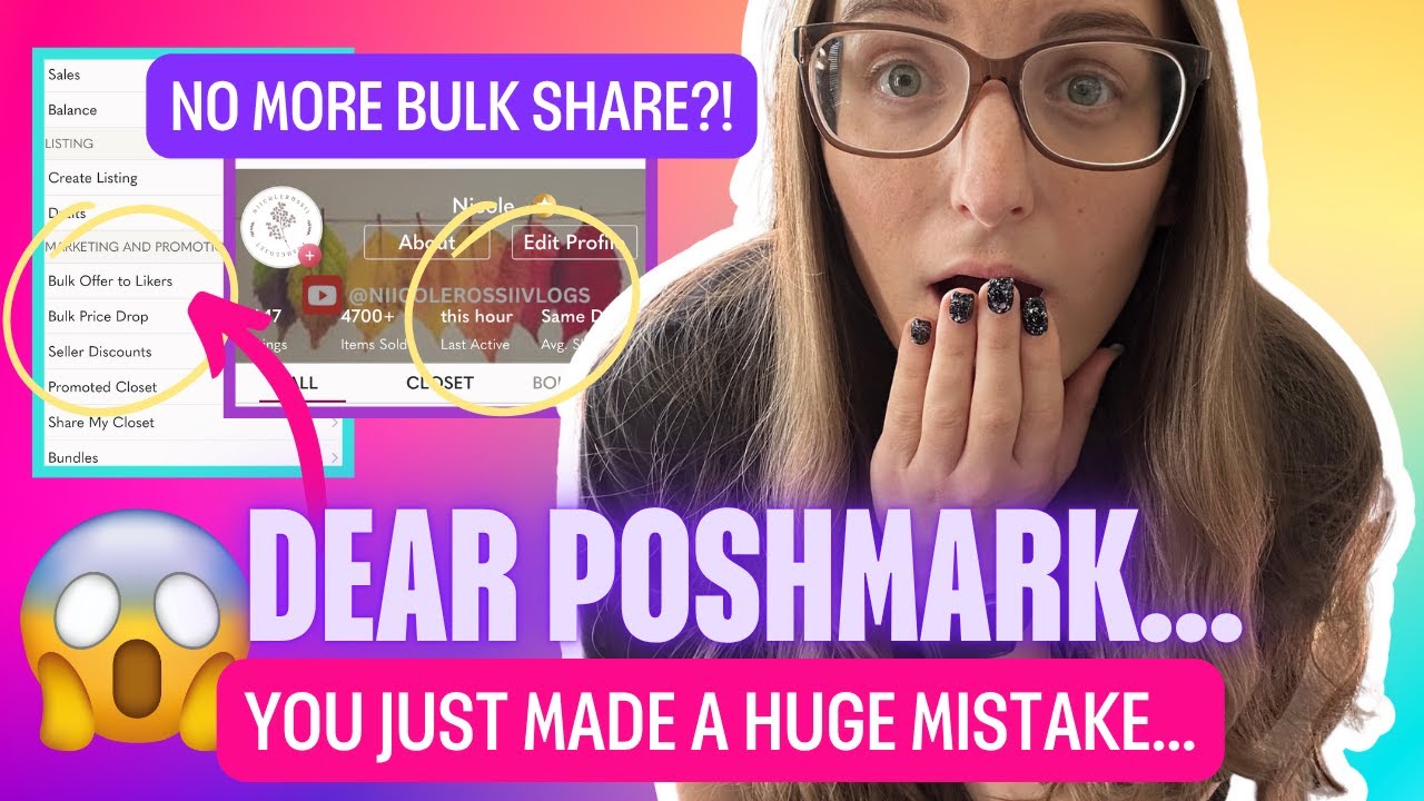 *ХУДШЕЕ* обновление POSHMARK.. Что они сделали?!?
