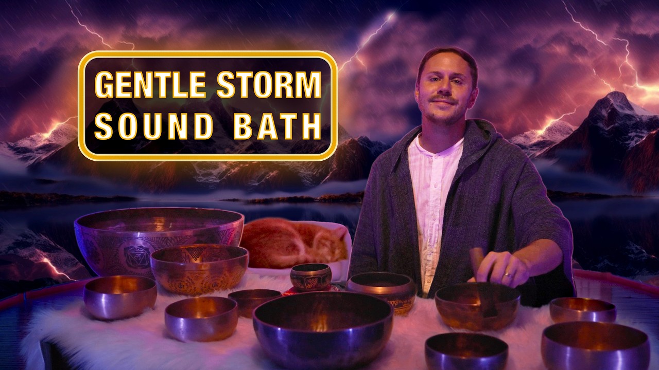 **THUNDER & RAIN** Tibetan Bowl Sound Bath For Sleep